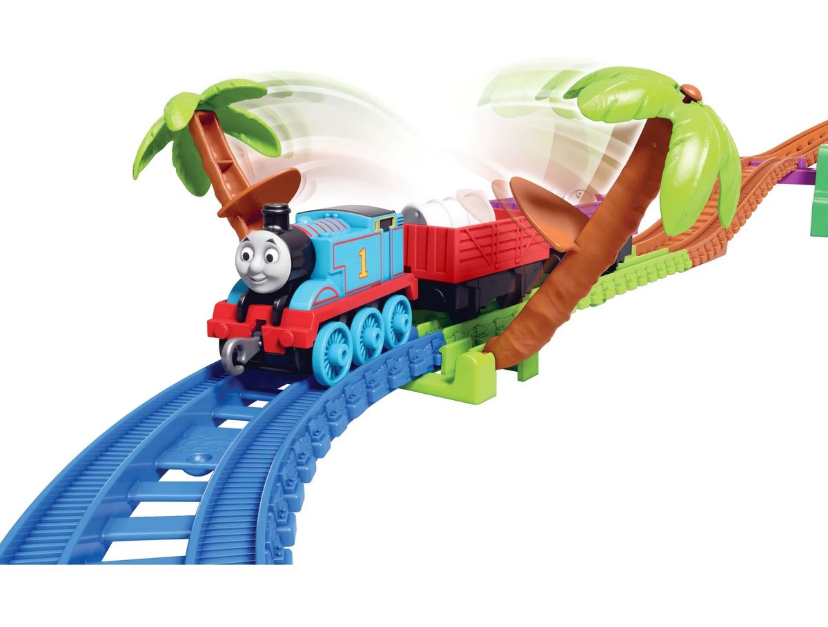 Thomas & Nia Cargo Delivery Diecast Train & Track Set 50 Pcs