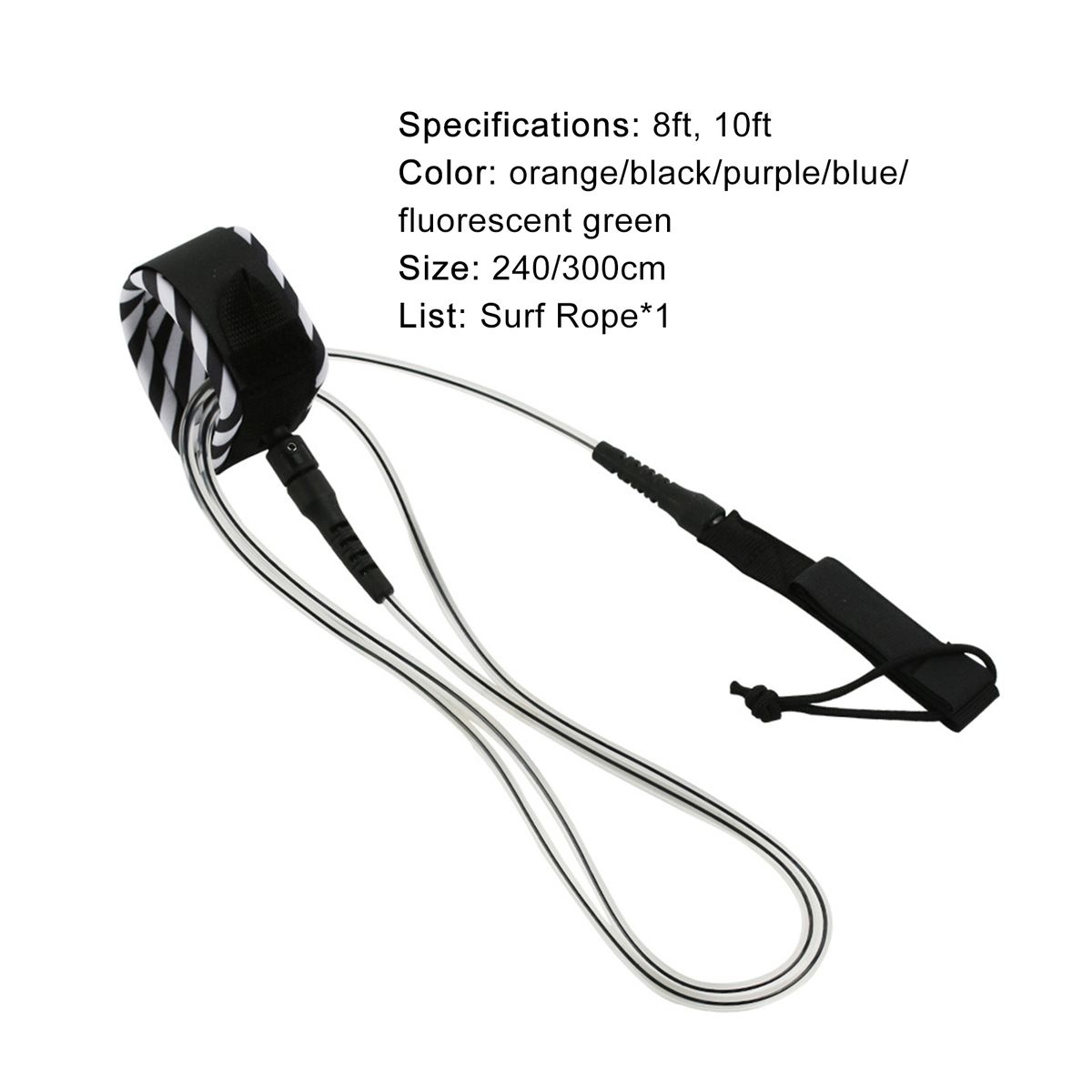Padded Ankle Cuff Strap   Stand Up Paddle Black