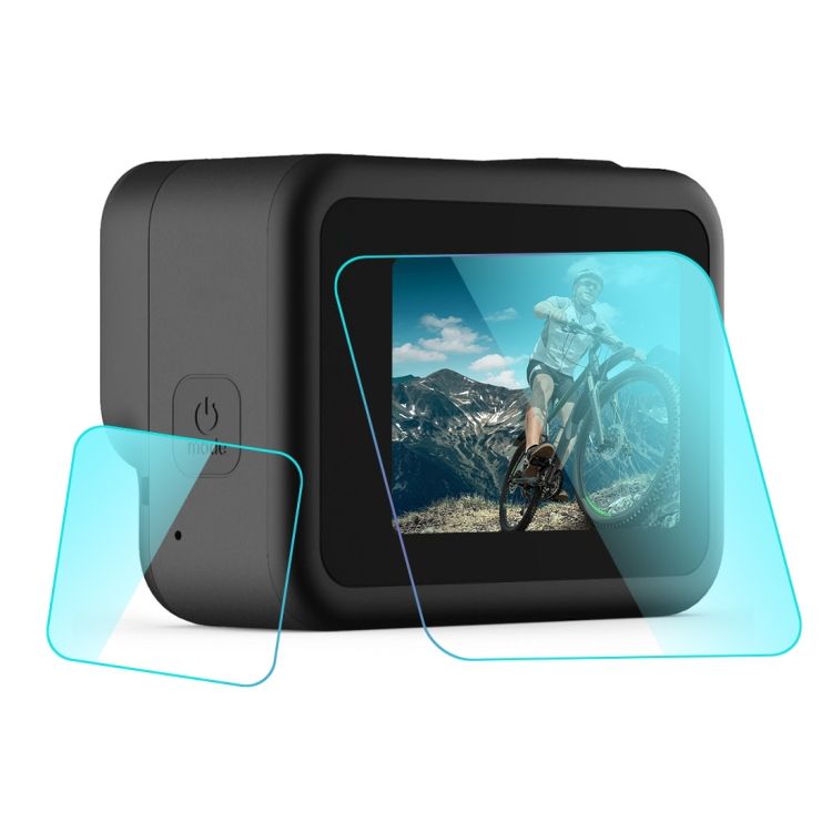 Lens + LCD 9H 2.5D Glass Film For GoPro HERO8 Black
