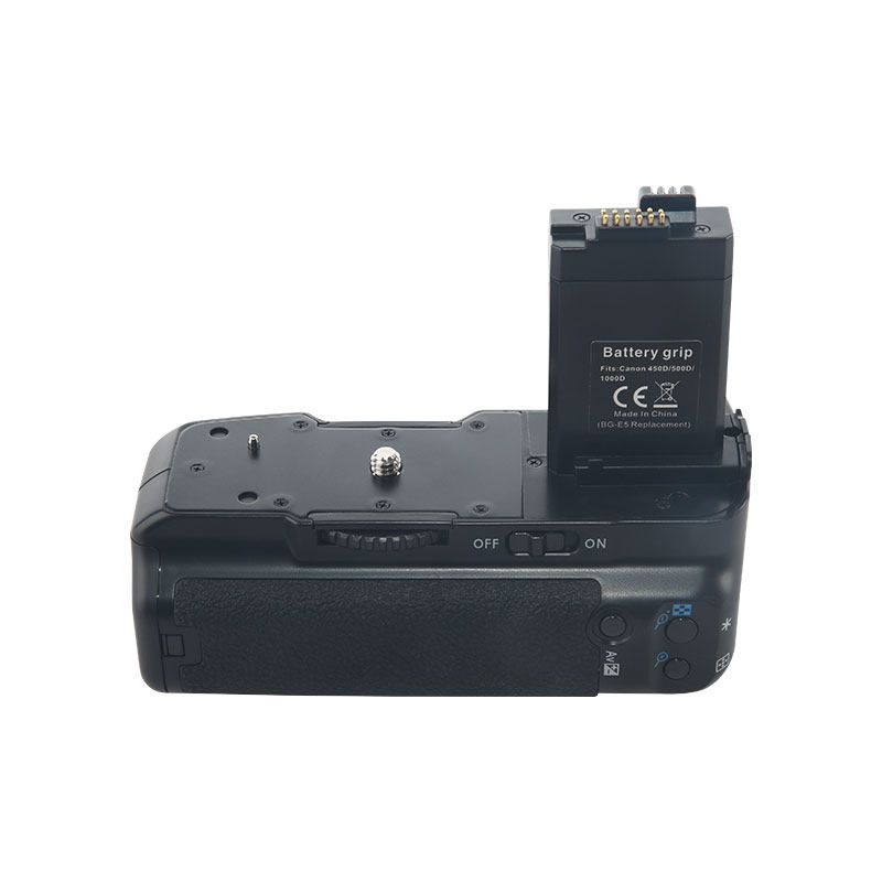 BG-E5 Vertical Battery Grip For Canon EOS Rebel XSi XS EOS 450D 500D 1000D Kiss F X2 X3 DSLR Camera