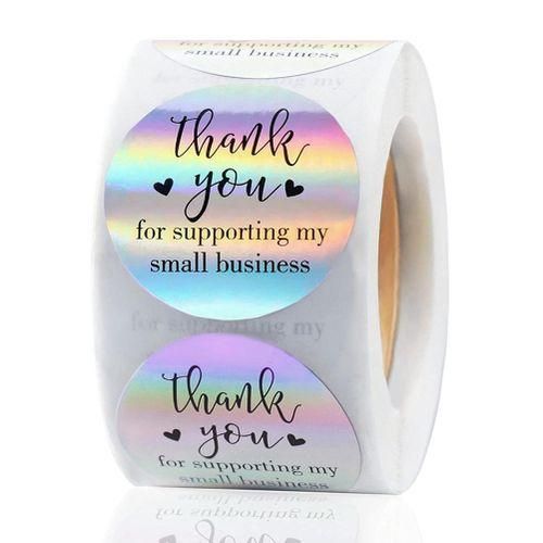 1000Pcs Thank You Labels Stickers - 3.81 Cm