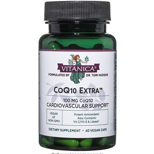 Coq10 Extra, Natural CoQ10, 100mg, Non-GMO 60Cap