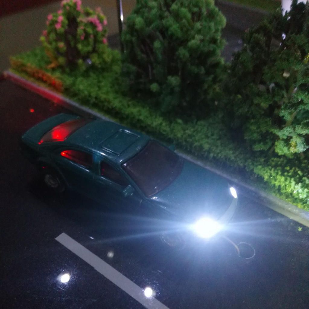 Painted Model Car Kit Miniature Sand Table Accessory Parking Scenery