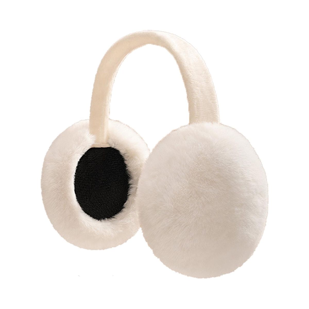 Ear Caps Elastic Reusable Ear Warmer White