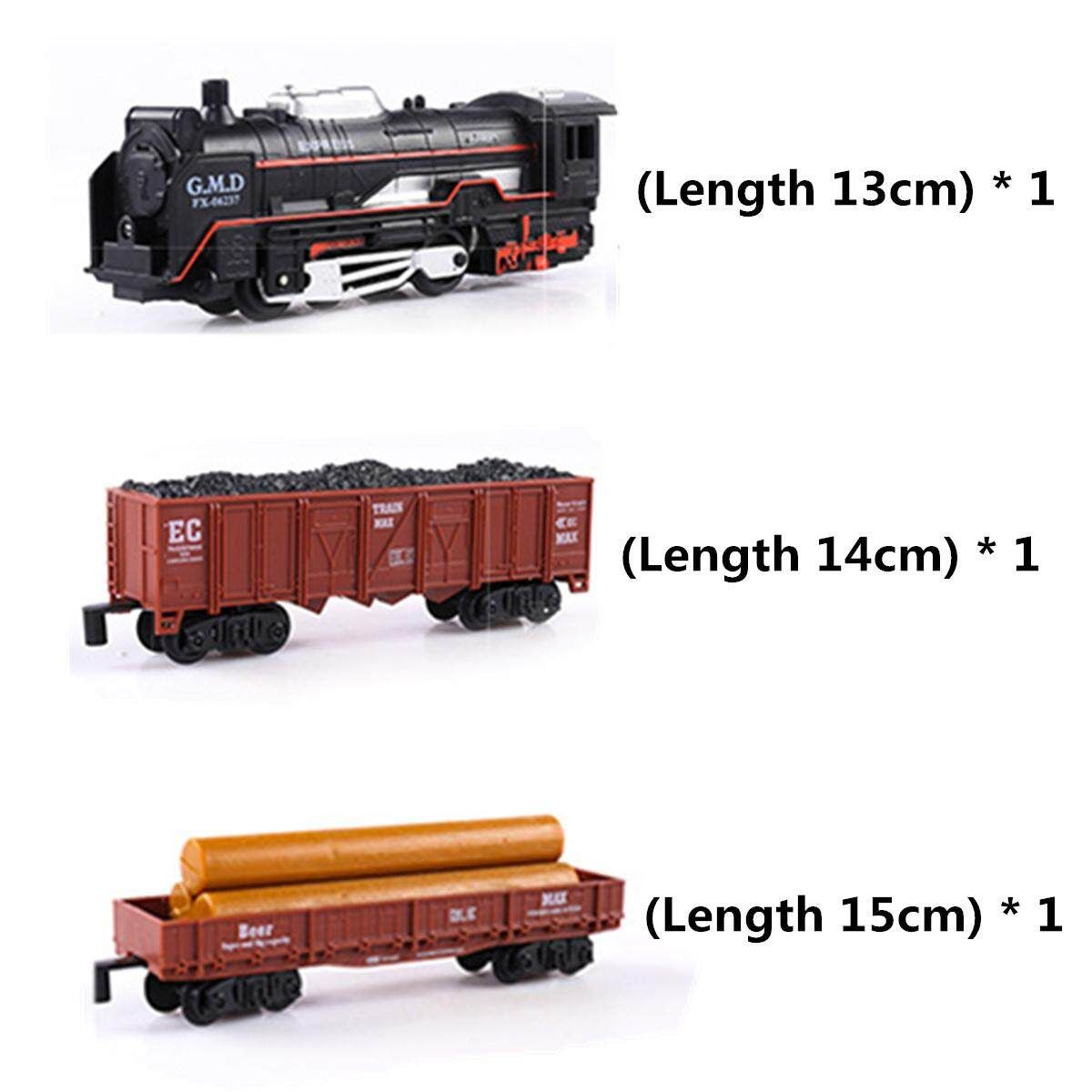 Electric Plastic Classic Toy Train Kit Track Education Model Kids Christmas Gift