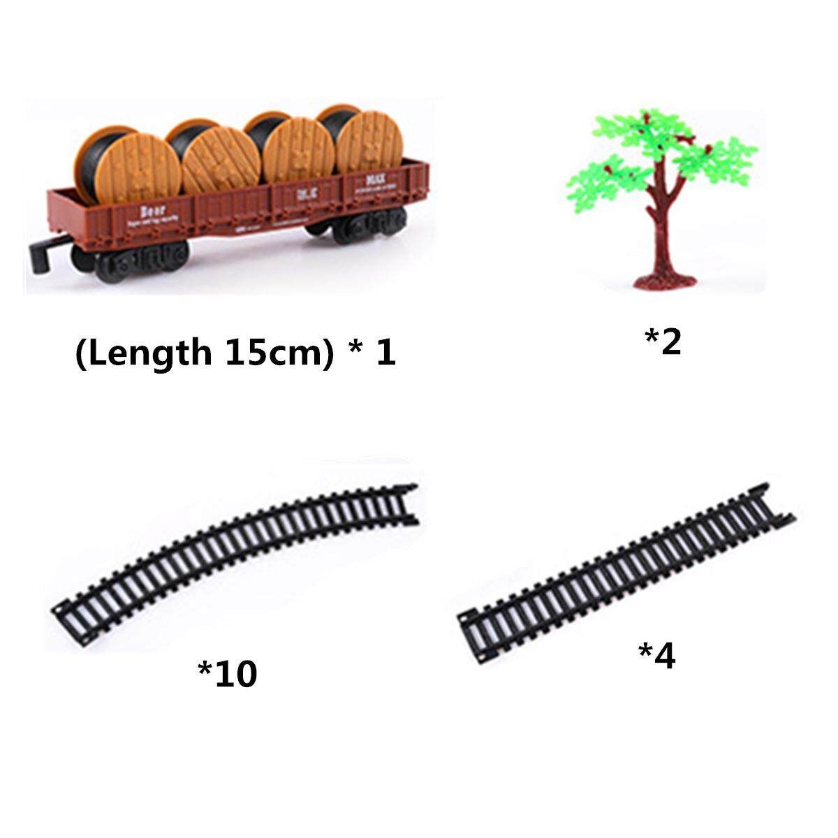 Electric Plastic Classic Toy Train Kit Track Education Model Kids Christmas Gift
