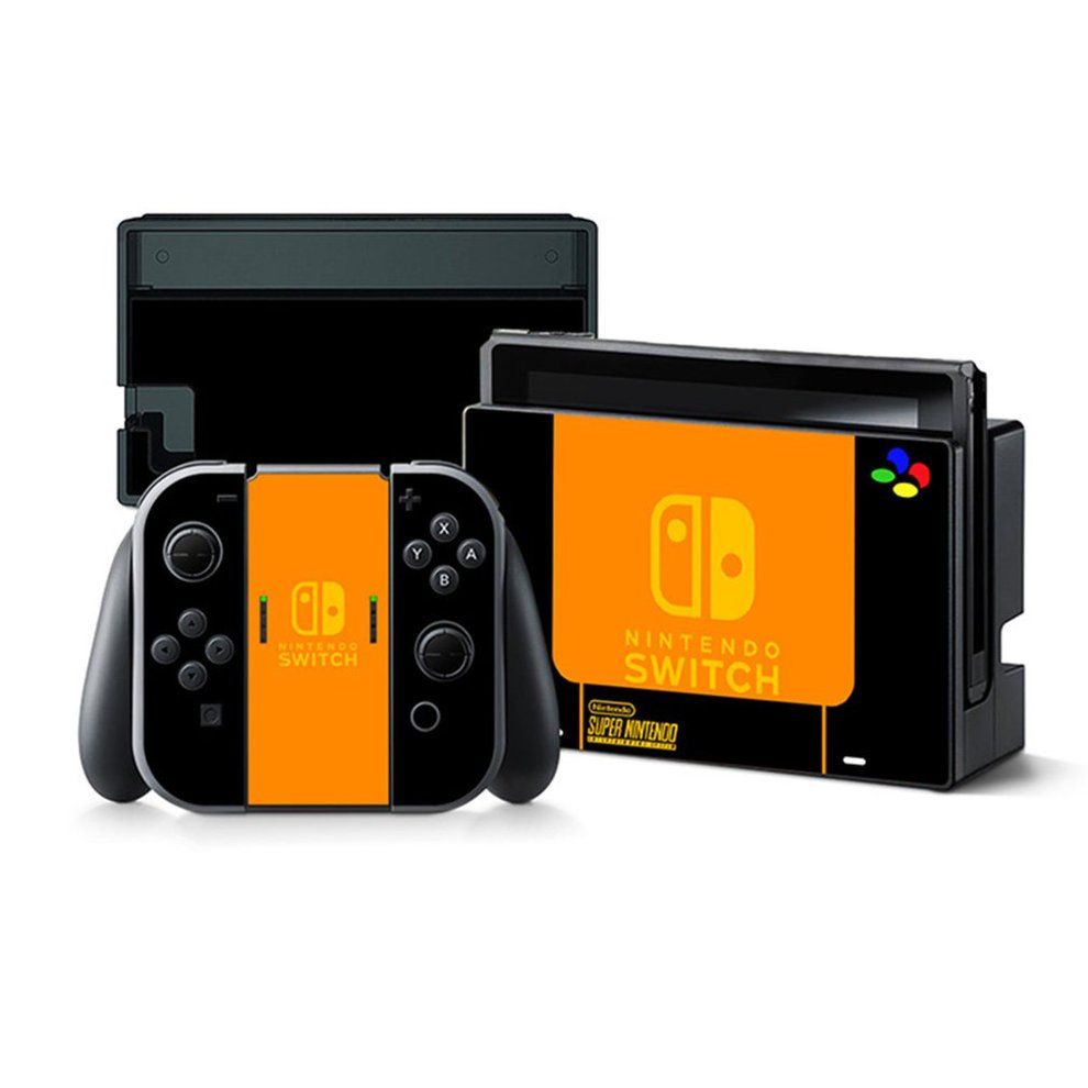 TB Retro Hine Series Full Set Faceplate Skin Decal Stickers For Nintend Switch