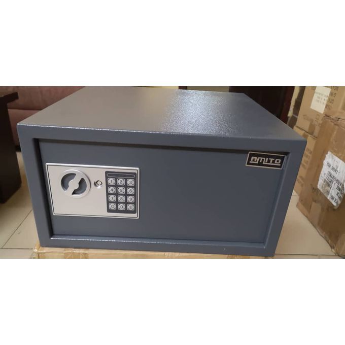 Electric Safe Box, Digital Security Keypad Lock,Office, Home And Hotel - White