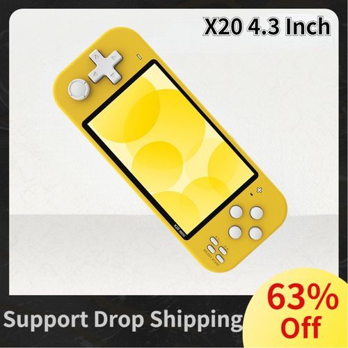 X7/X12 Plus Handheld Game Console 4.3/7.1 Inch HD Screen Portable Audio Video Player Classic Play B