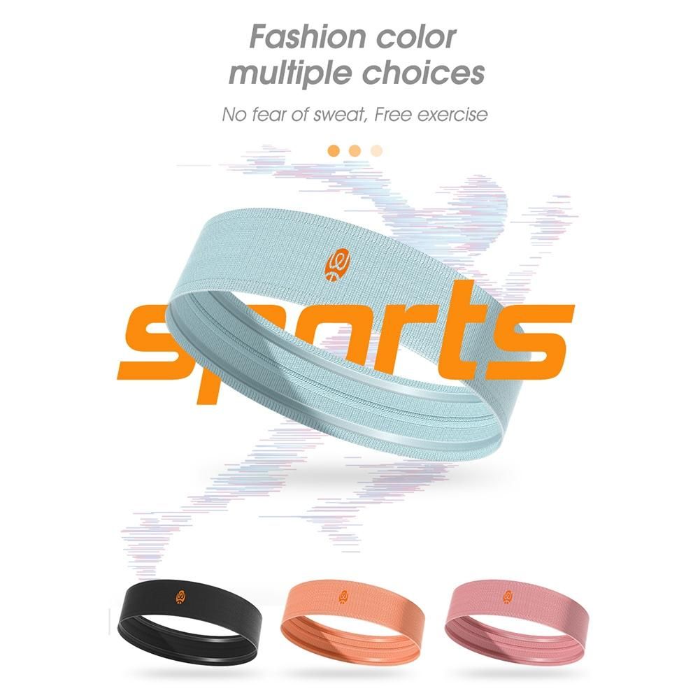 WEST BIKING Sport Headbands Bike Cycling Sweatband Fitness Jogging Yoga Headscarf Head Sweat Hair Band Bandage Men Women,Pink
