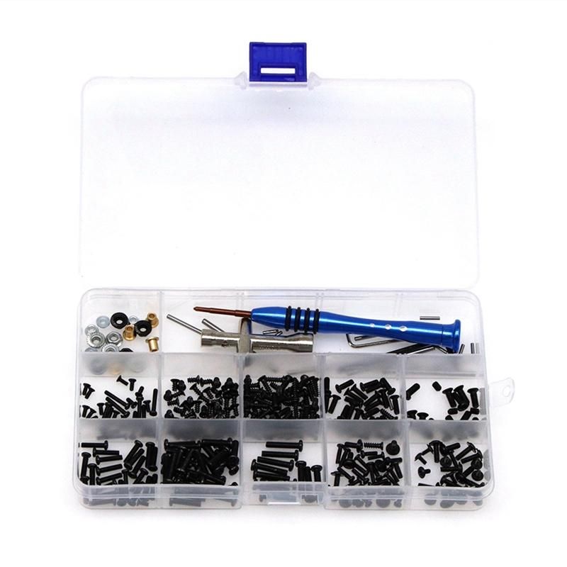M2 M25 M3 Screw Fastener Kit Tool Box for WLtoys 144001 144010 124007 124016 124017 124018 124019 RC Car Spare Parts