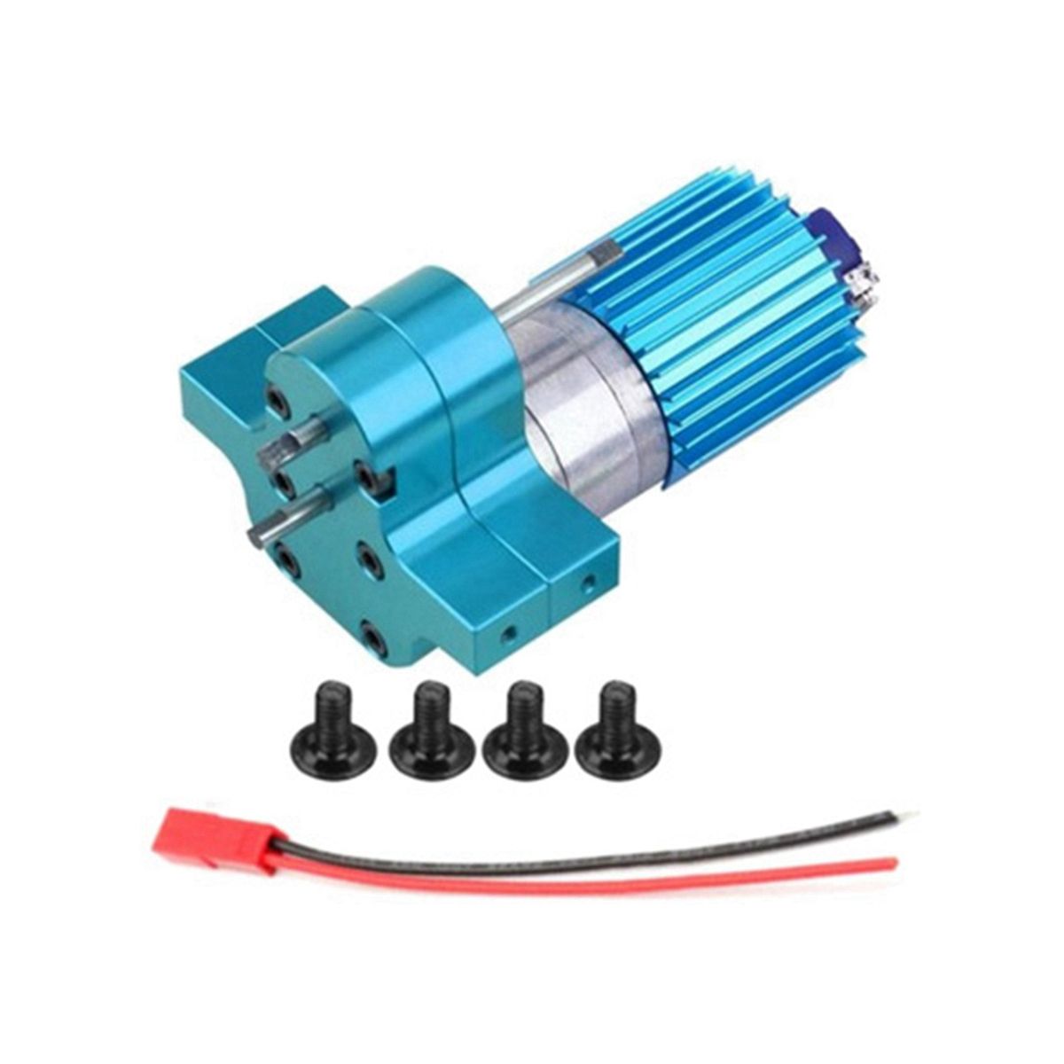 For MN All-Metal Wave Box with Metal Teeth 370 Deceleration Motor Card Half Kapika Black