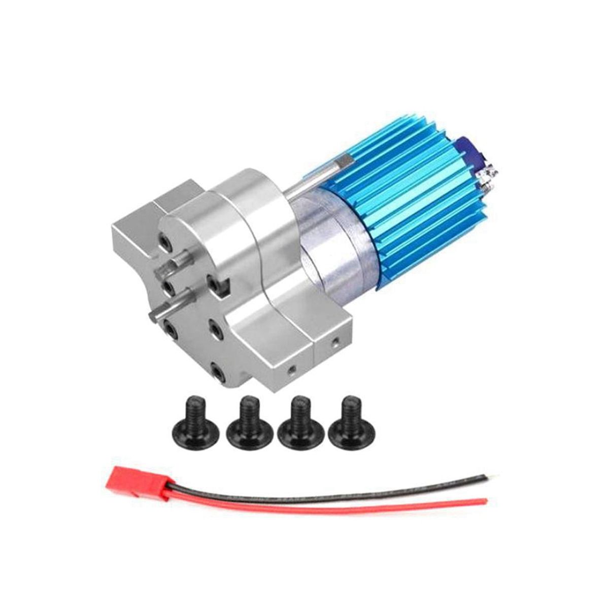 For MN All-Metal Wave Box with Metal Teeth 370 Deceleration Motor Card Half Kapika Black