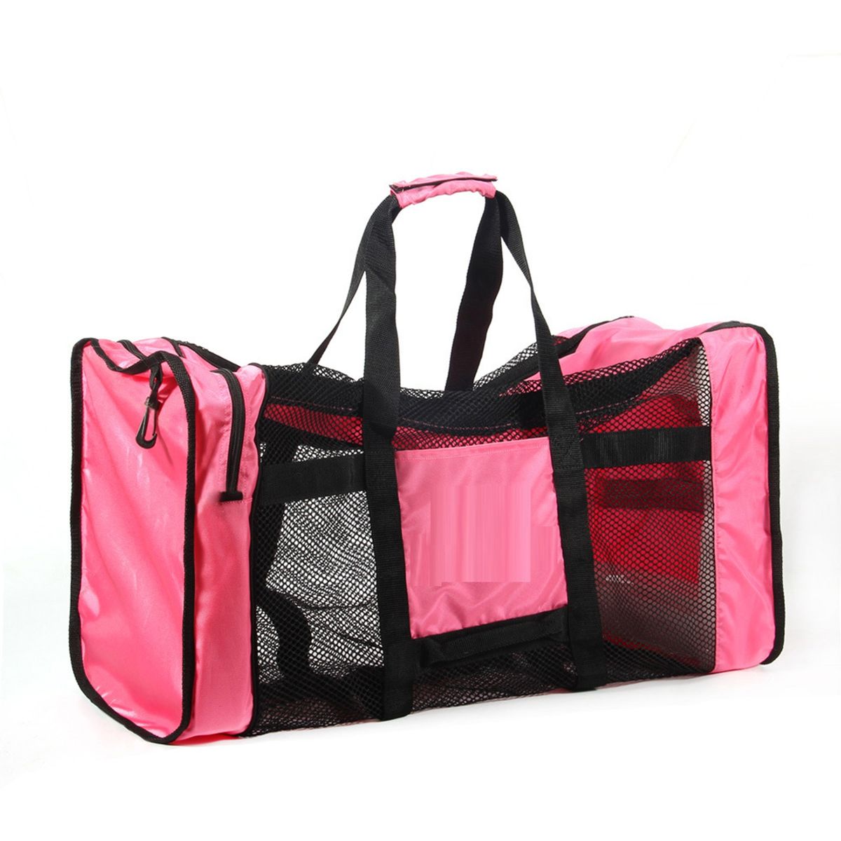 Duffle Gear Bag Large Mesh Duffle Gear Bag Pink