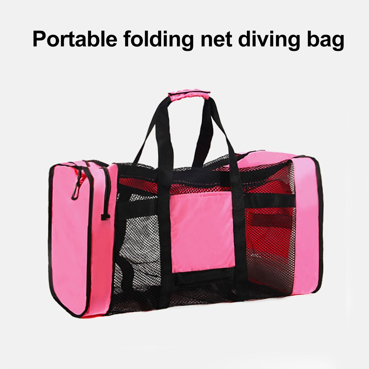 Duffle Gear Bag Large Mesh Duffle Gear Bag Pink