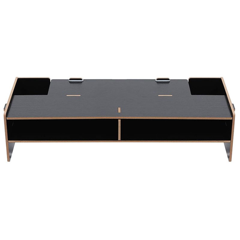 Wood Monitor Stand Multifunctional Office Desk Org