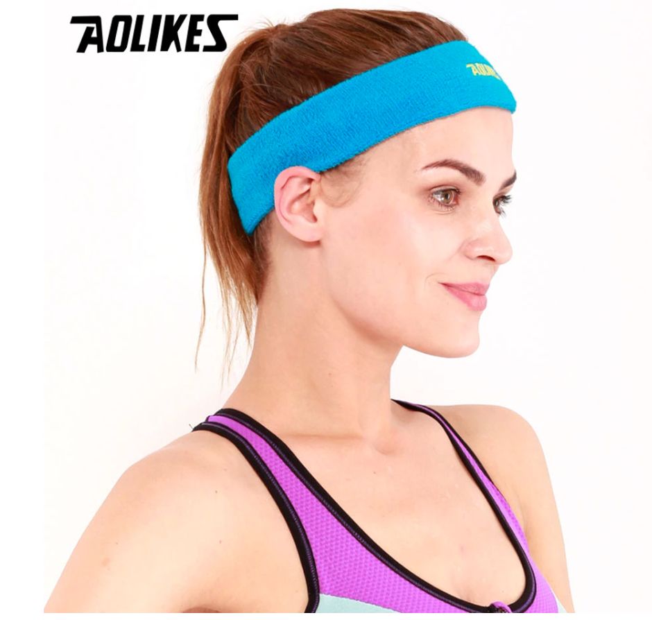 2pcs High Quality Cotton Sweat Headband Sweatband