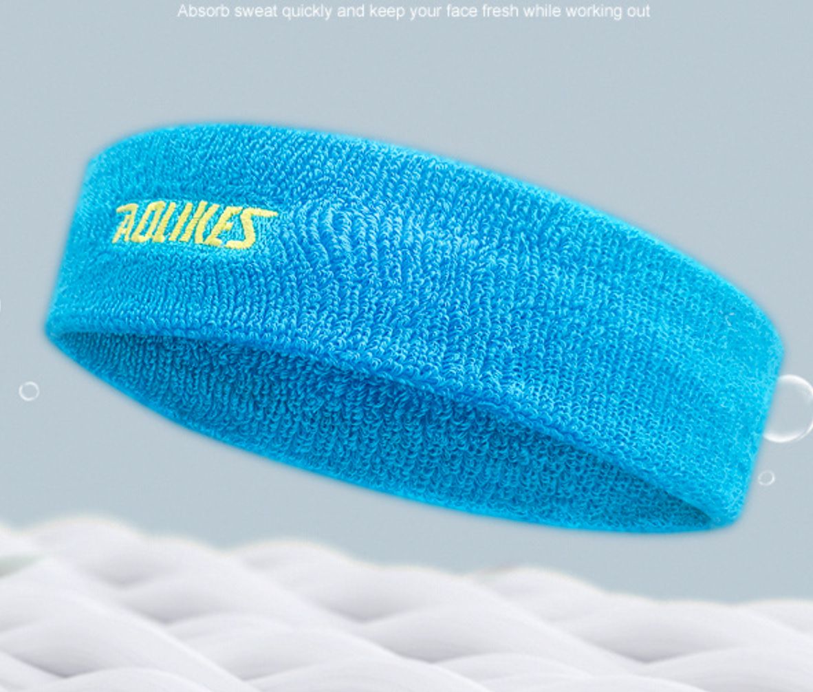 2pcs High Quality Cotton Sweat Headband Sweatband
