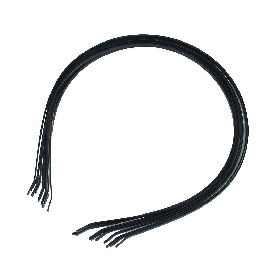 10Pcs 3mm Blank Headbands Metal Hair Band Lots DIY