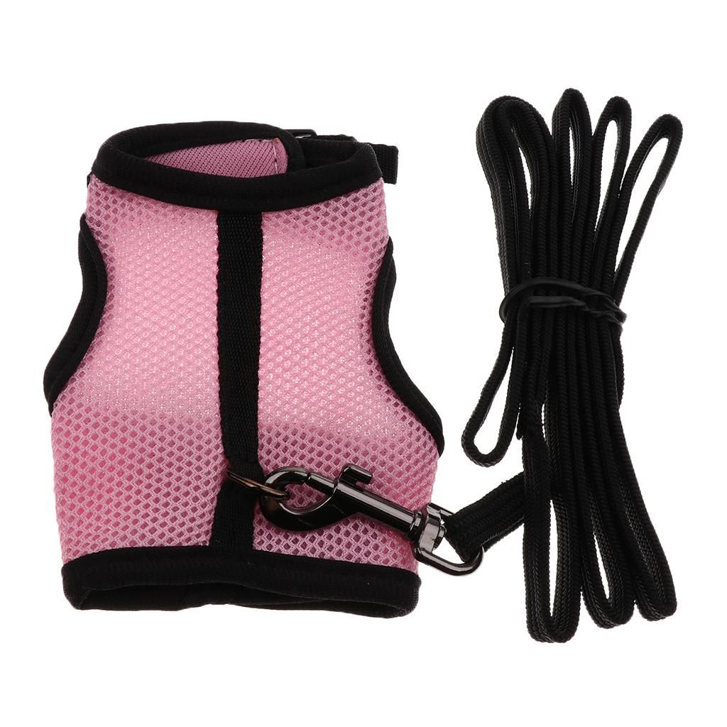 3x Hamster Rabbit Guinea Pig Rat Ferret  Harness Leash