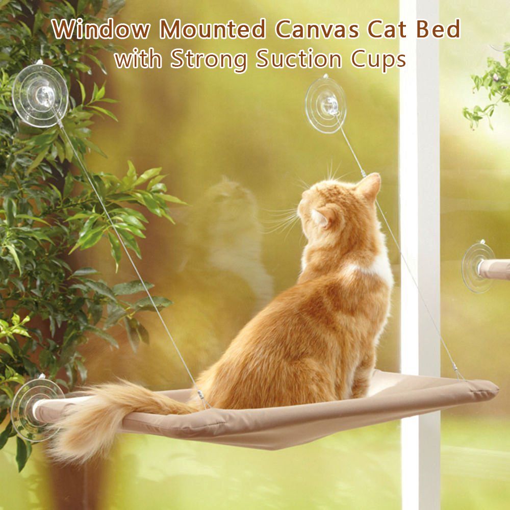 Cat Window Perch Hammock Window Mounted Cat Bed Cooling