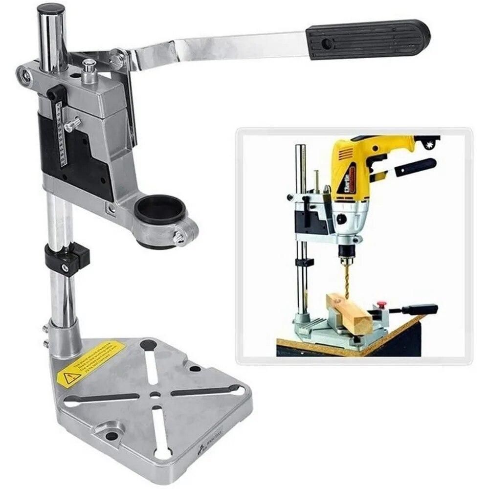 Press Hand Drill Holder Bench Drill Press Stand Clamp Base Frame for Electric Drills DIY Tool Power Tools Accessories