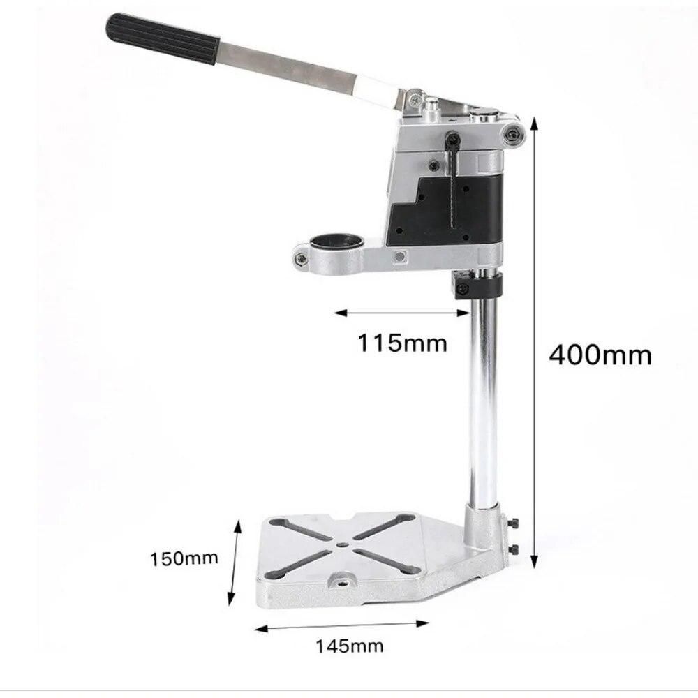 Press Hand Drill Holder Bench Drill Press Stand Clamp Base Frame for Electric Drills DIY Tool Power Tools Accessories