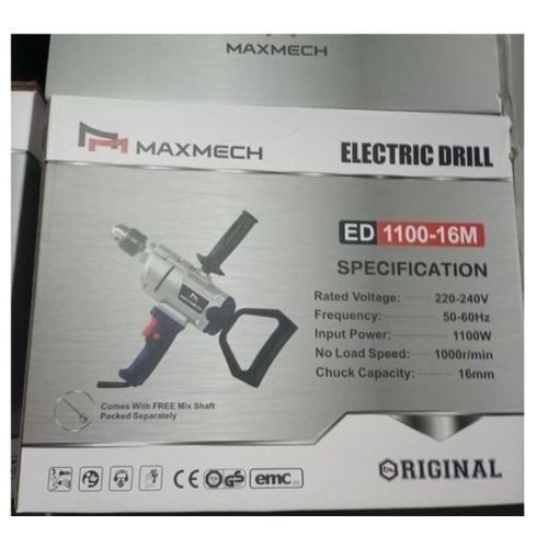 Maxmec16MM DRILL MACHINE AND PAINT MIXER WIT ROD