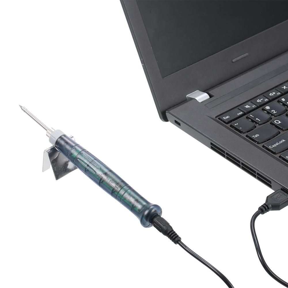 USB Powered Electric Soldering Iron Mini Portable Solder Pen Welding Gun 5V 8W Hand Tools with Protective Cap