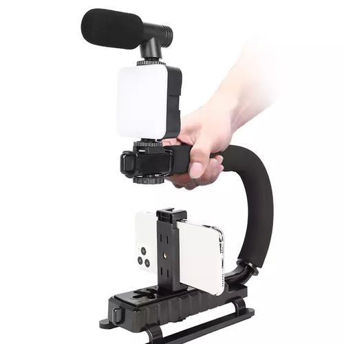 Vlogging Kit U-Shape Handheld Gimbal Blogging Kit All In One