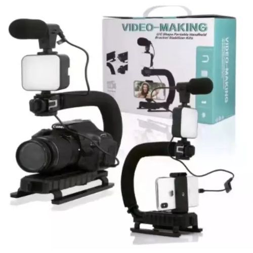 Vlogging Kit U-Shape Handheld Gimbal Blogging Kit All In One