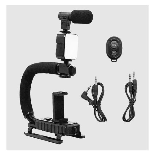 Vlogging Kit U-Shape Handheld Gimbal Blogging Kit All In One