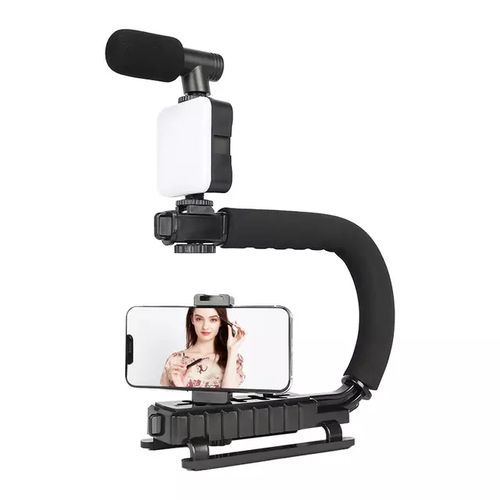 Vlogging Kit U-Shape Handheld Gimbal Blogging Kit All In One