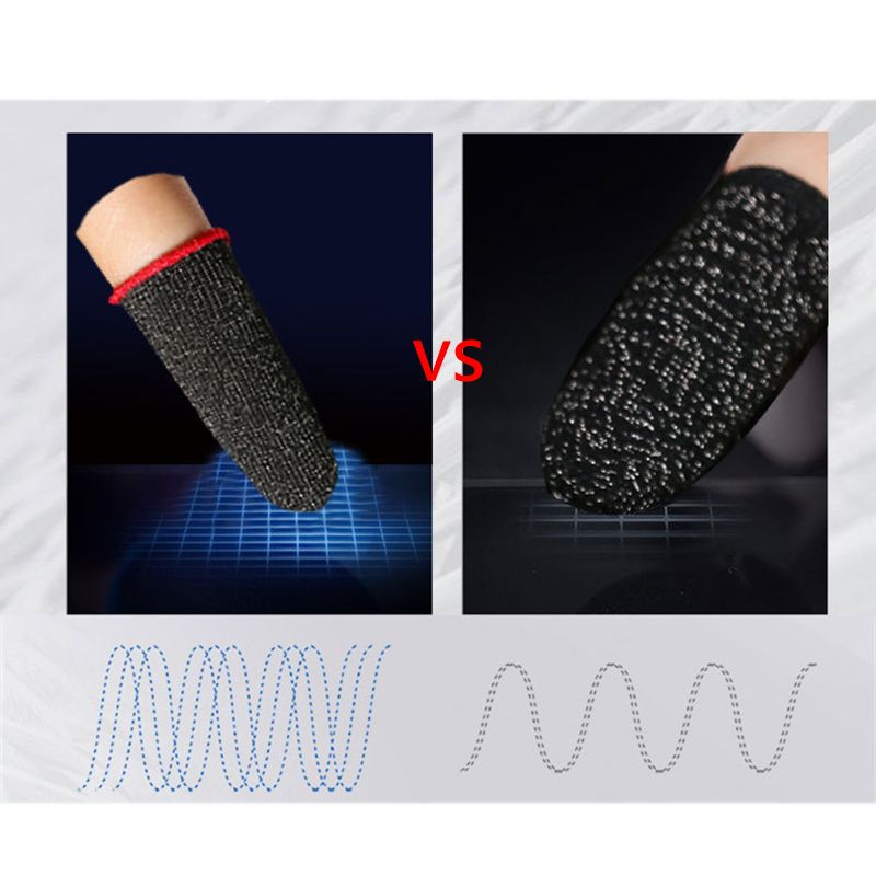 10Pcs Finger Sweat Proof Gaming Sleeves Waterproof Gaming