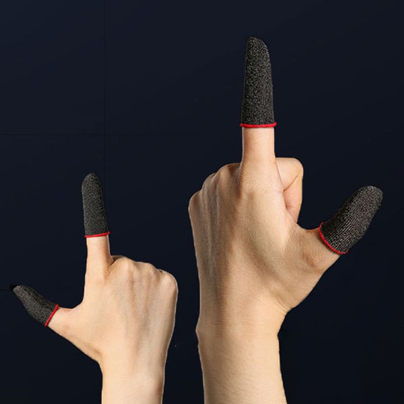 10Pcs Finger Sweat Proof Gaming Sleeves Waterproof Gaming