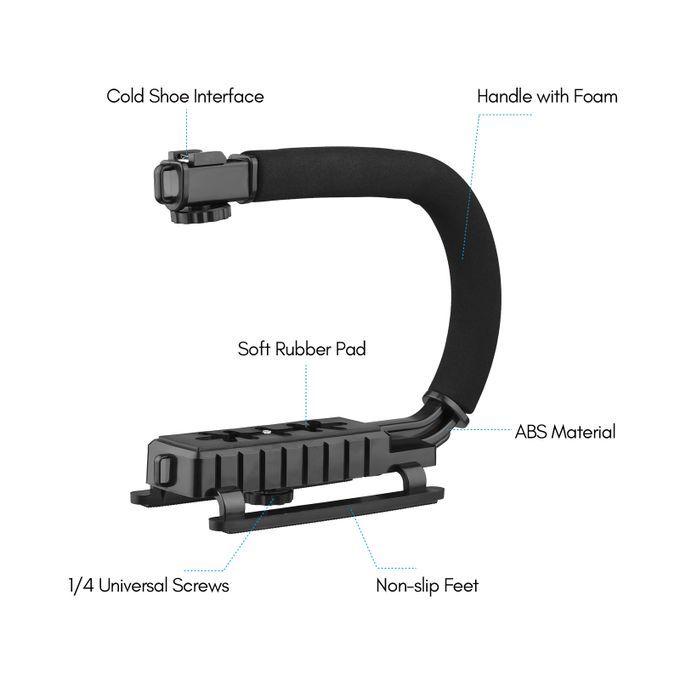 Video Making U/C-Shape Grip Handle