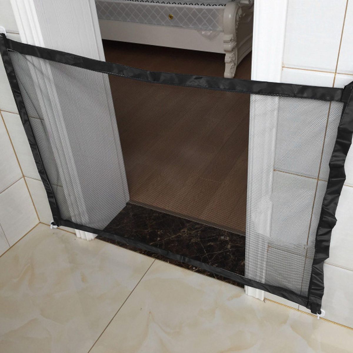2Pcs Dog Pet Fences Portable Folding Safe Guard Indoor and