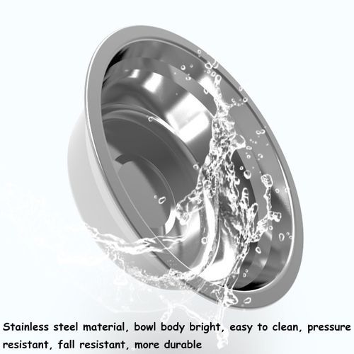 500ML 2in1Cats Dogs Automatic Pet Drinking Double Bowl  Pink
