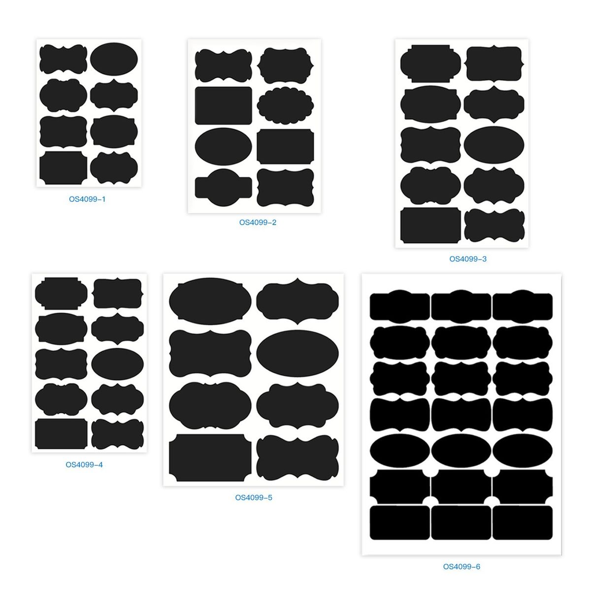Chalkboard Label Waterproof Reusable Sticker Blackboard