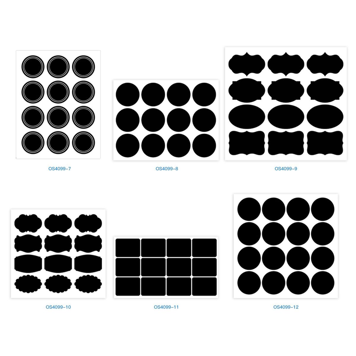 Chalkboard Label Waterproof Reusable Sticker Blackboard