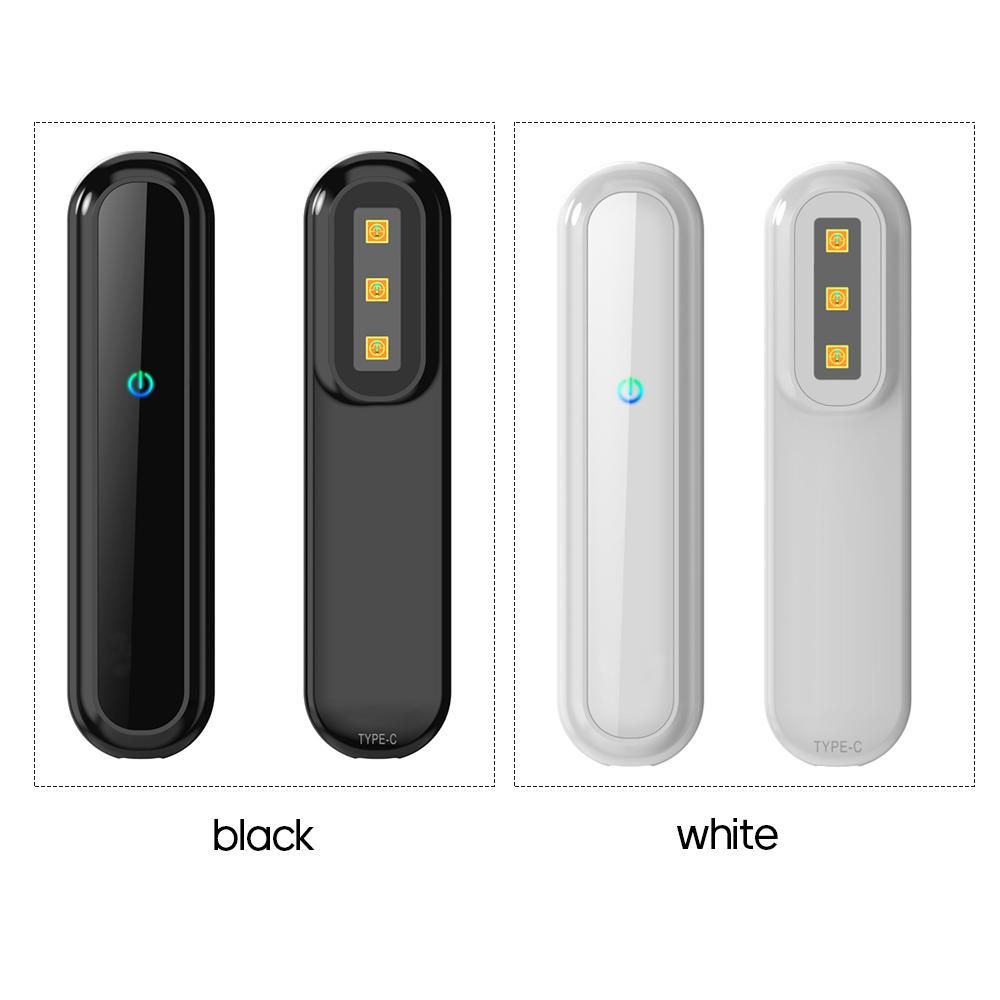 USB Portable UVC Ultraviolet Cleaning Lamp Handheld Mini Cleaner Light for Bedroom Bathroom Kitchen Pet