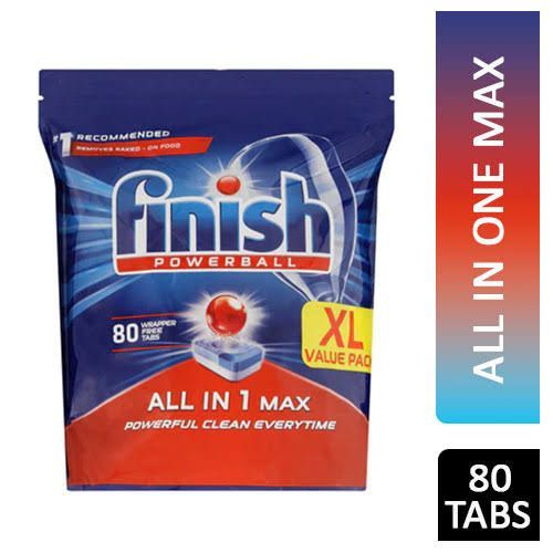 POWERBALL TABS ALL IN ONE, DISHWASHER DETERGENT - 80 CT