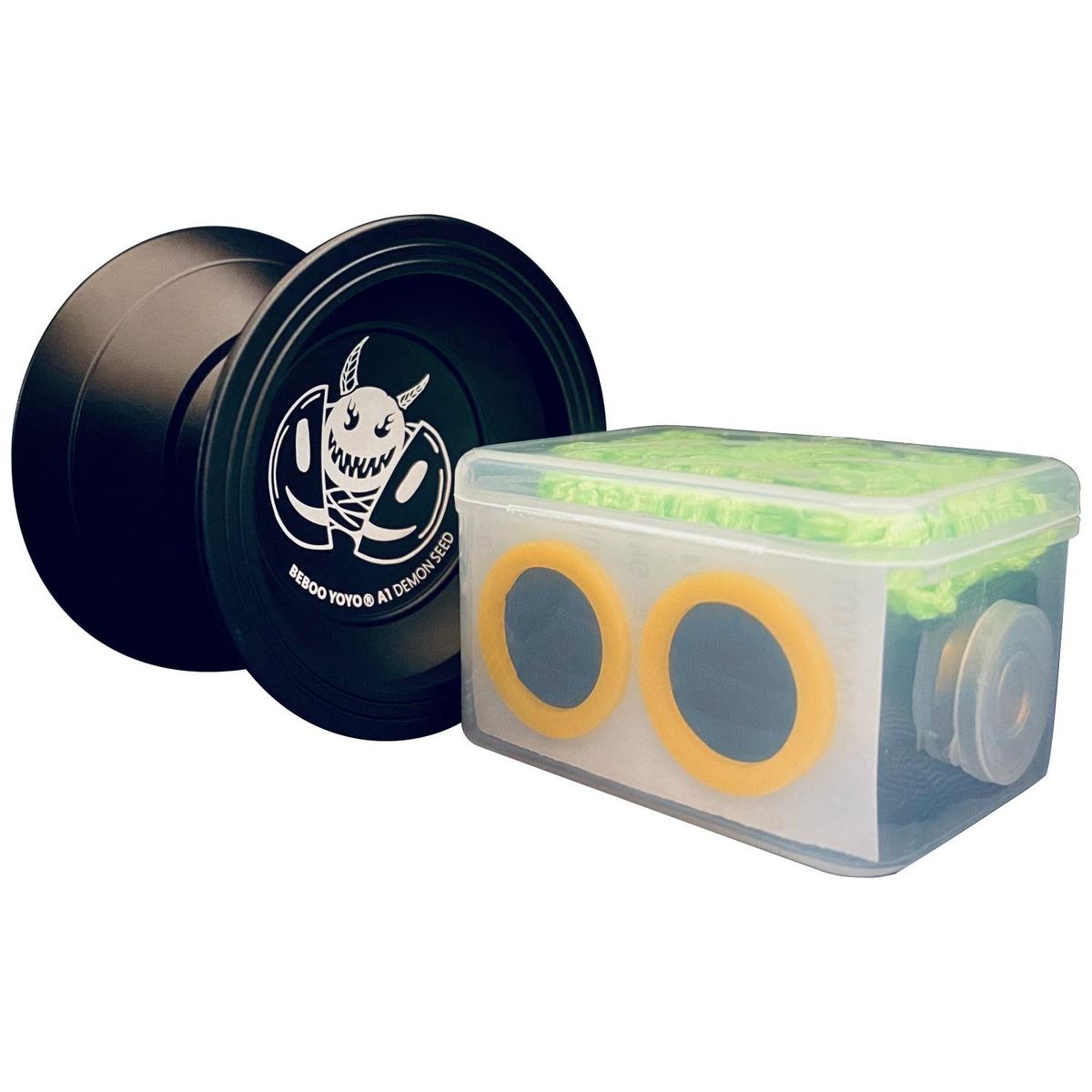 A1 Yoyo Yoyo for Beginners Aluminum Alloy YoyoEasy to Return and Practise TricksBlack