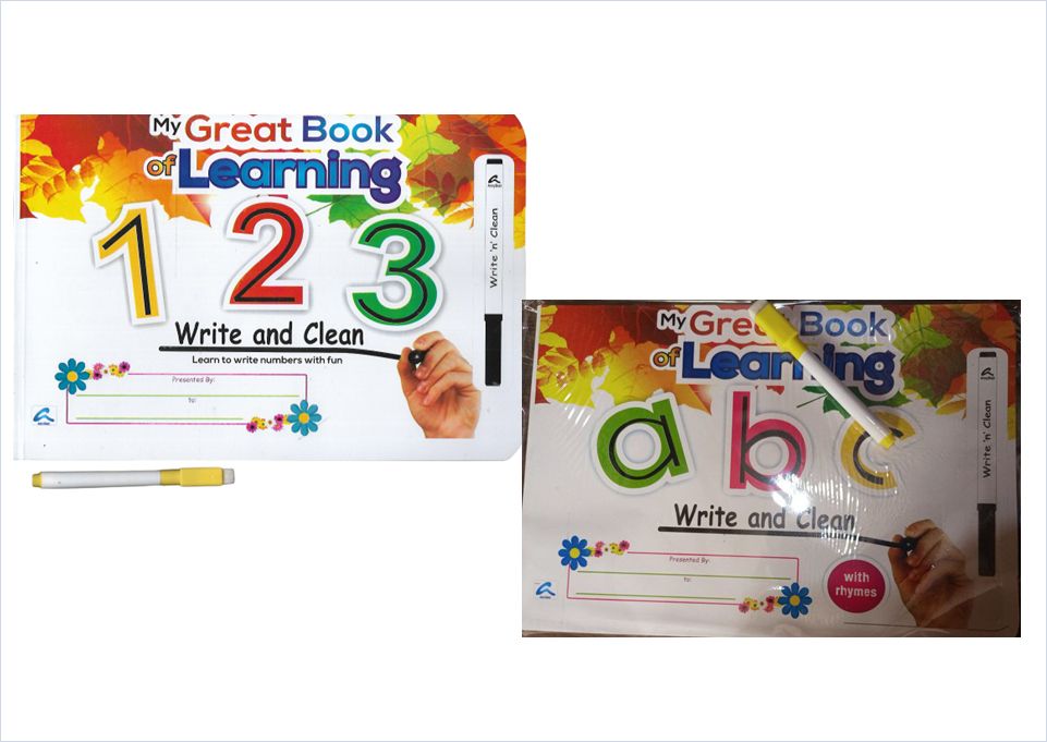 Write And Wipe ABC 123: Scholastic Early Learners