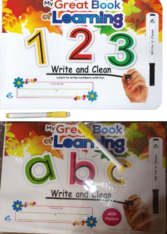 Write And Wipe ABC 123: Scholastic Early Learners