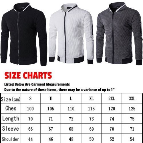 Men's Jacket Casual Thin Full Zip Bomber Jacket Coat