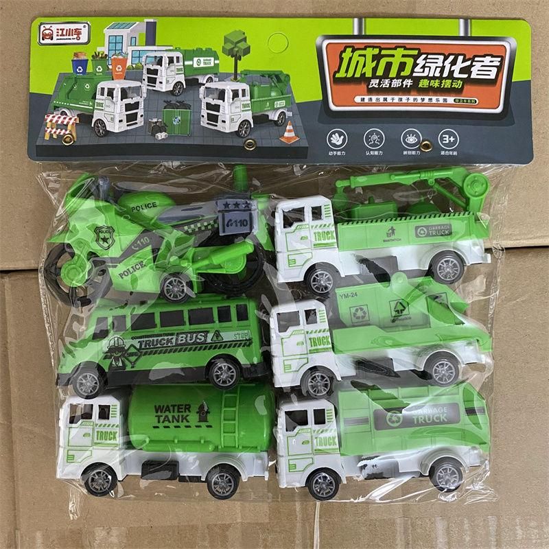 Children's Toy Car Fire Engine Engineering Vehicle Excavator Crane Dump TruMixer TruSanitation Vehicle