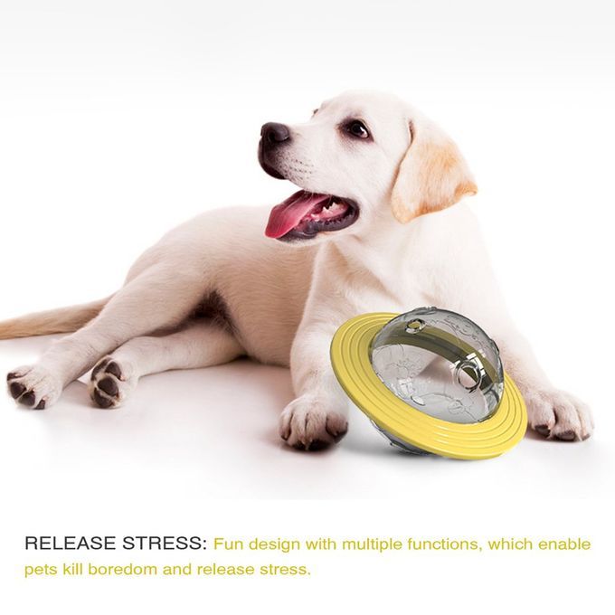 Bite Resistant Dog Toy Flying Sau Er Food  Ller Edu Ational Devi E-yellow