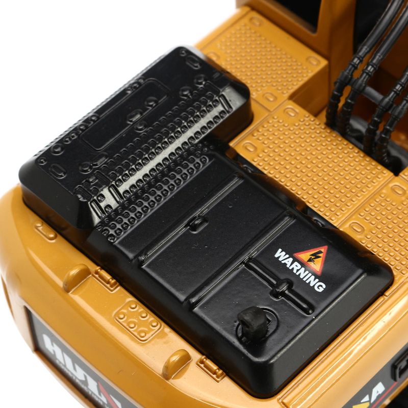 1:50 Alloy Excavator Tractor Model Boy Manual Building Toys High Simulation Engineering Digging Machine Kids Toys Play Vehicles