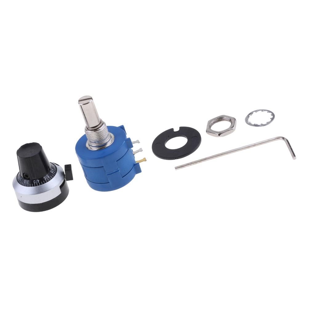 10k Ohm Precision Potentiometer With 10 Turns Counting
